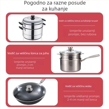 Okrugla rešetka za parenje iz 316L nehrđajućeg čelika za kućnu upotrebu