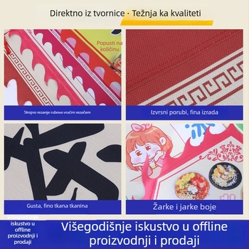Zastava Zmaja i Feniksa za borilačke umjetnosti, ples i reklamu — trokutasta zastava zmaja, antički stil