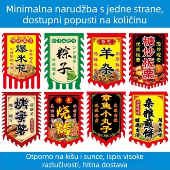 Zastava Zmaja i Feniksa za borilačke umjetnosti, ples i reklamu — trokutasta zastava zmaja, antički stil