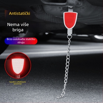 Automobilski eliminator statičkog elektriciteta, prilagodljivi metalni reflektirajući elektrostatni pojas, visi anti-staticki