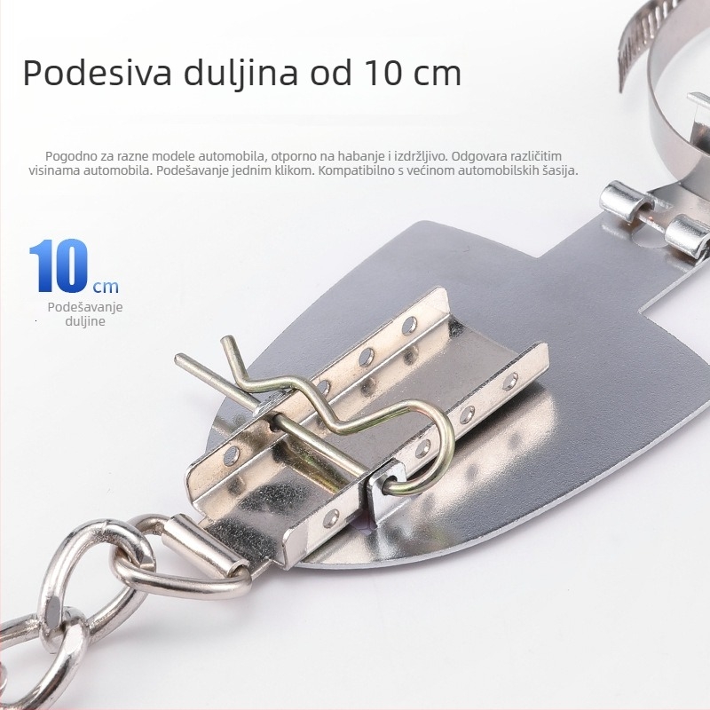 Automobilski eliminator statičkog elektriciteta, prilagodljivi metalni reflektirajući elektrostatni pojas, visi anti-staticki