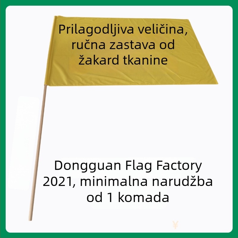 Zastava za mahanje, 90×150 cm, drveni štap dužine 2 m, SAD, Meksiko i Kanada