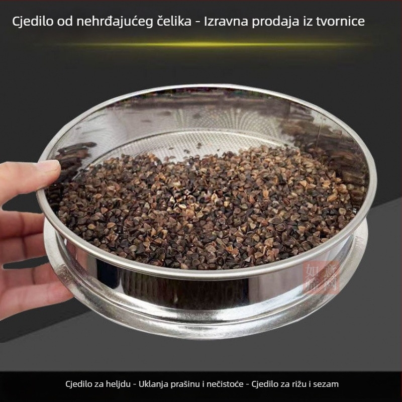 Nehrđajući čelično sito za brašno s ultra finom mrežom za prah heljde