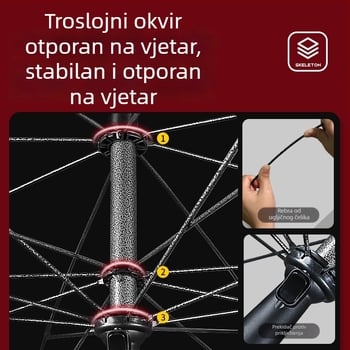 Veliki vanjski suncobran za terase i hotele, ojačana konstrukcija i mogućnost tiska logotipa