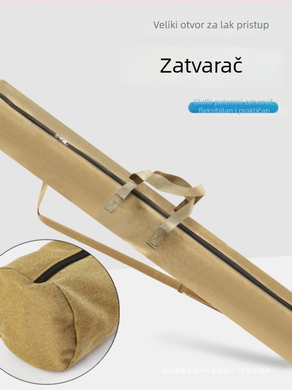 Nova platnena torba za ribičku opremu — za kišobran, štap i ribu; izdržljiva torba za skladište s debelim platnom