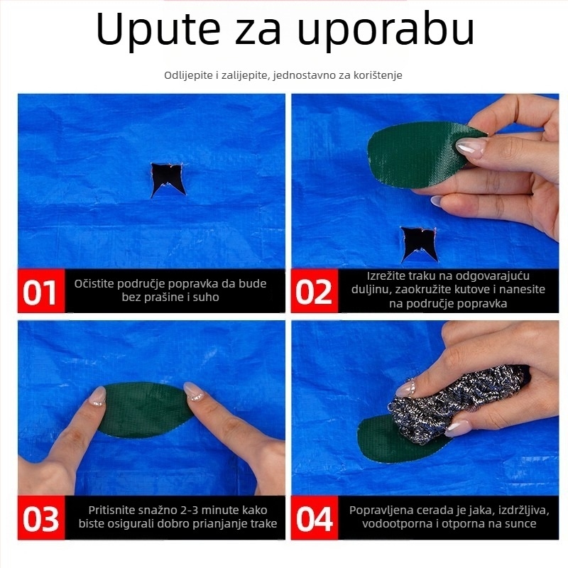 Platnena popravna traka za kišobrane, kišnu odjeću, šatore i tende