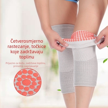 Zimske točkasto pletene navlake za koljena i listove, topla zaštita za hladna koljena, dodatak za biciklizam