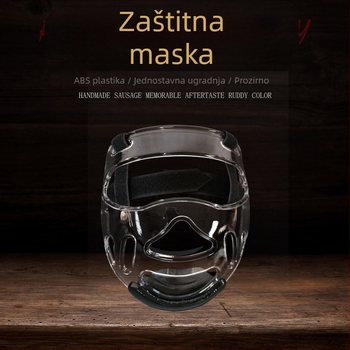 Odvojiva prozirna maska i zaštita za glavu za Taekwondo