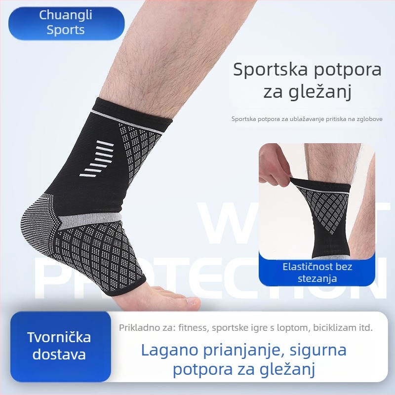 Prozračan najlonski pleteni gležanj štitnik za sport – trčanje, planinarenje i penjavanje, elastična zaštita od uganuća