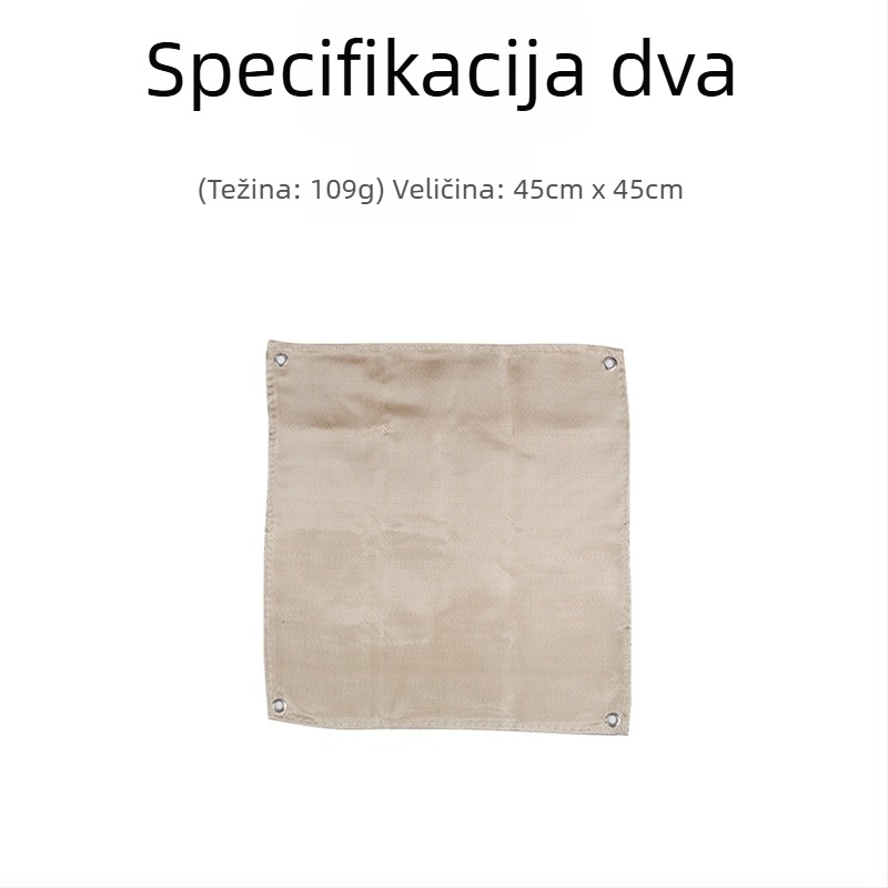 Vanjska kemping podloga od silikona, otporna na vatru za kuhanje i roštilj, toplinska izolacija
