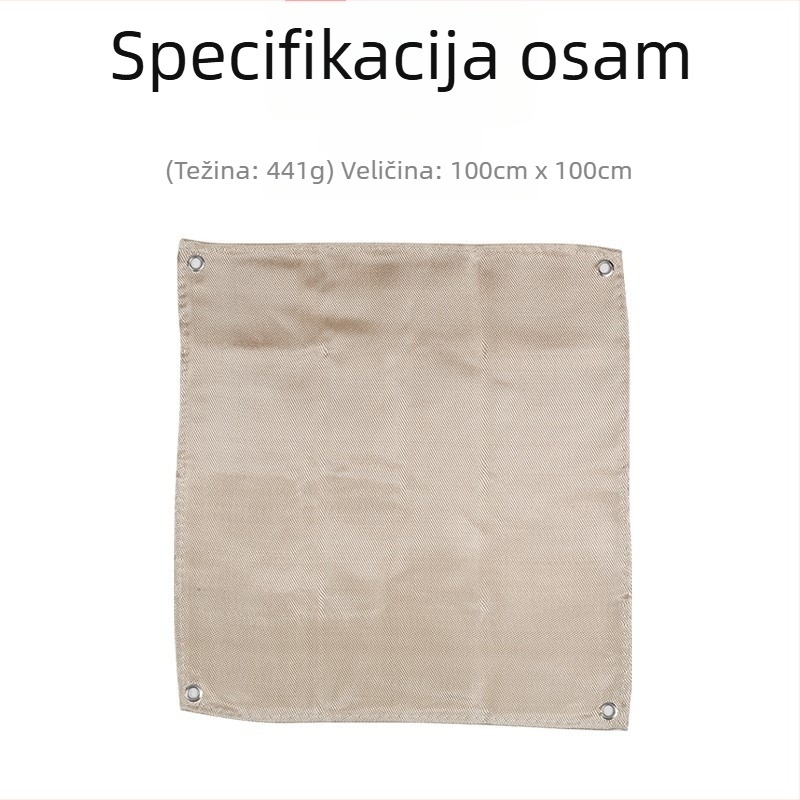 Vanjska kemping podloga od silikona, otporna na vatru za kuhanje i roštilj, toplinska izolacija