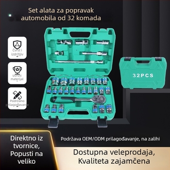 Set automatskih ključeva s nadstavcima, 32 kom.