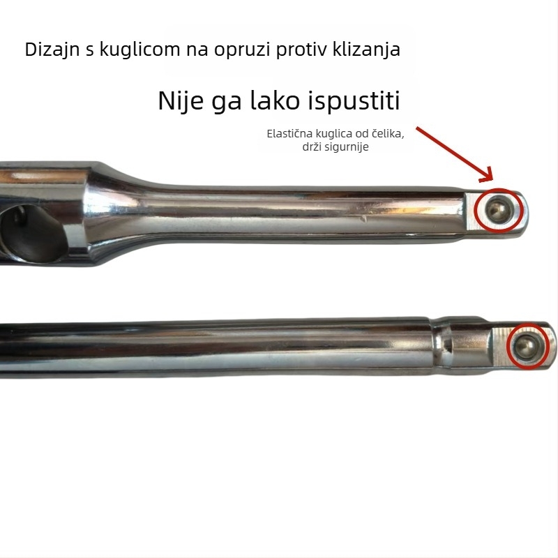 Set utičnih ključeva: T-oblik i L-oblik, ključ za gume i račni ključ za popravak automobila