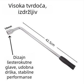 L-oblik nastavak ključ za zamjenu guma i popravak automobila
