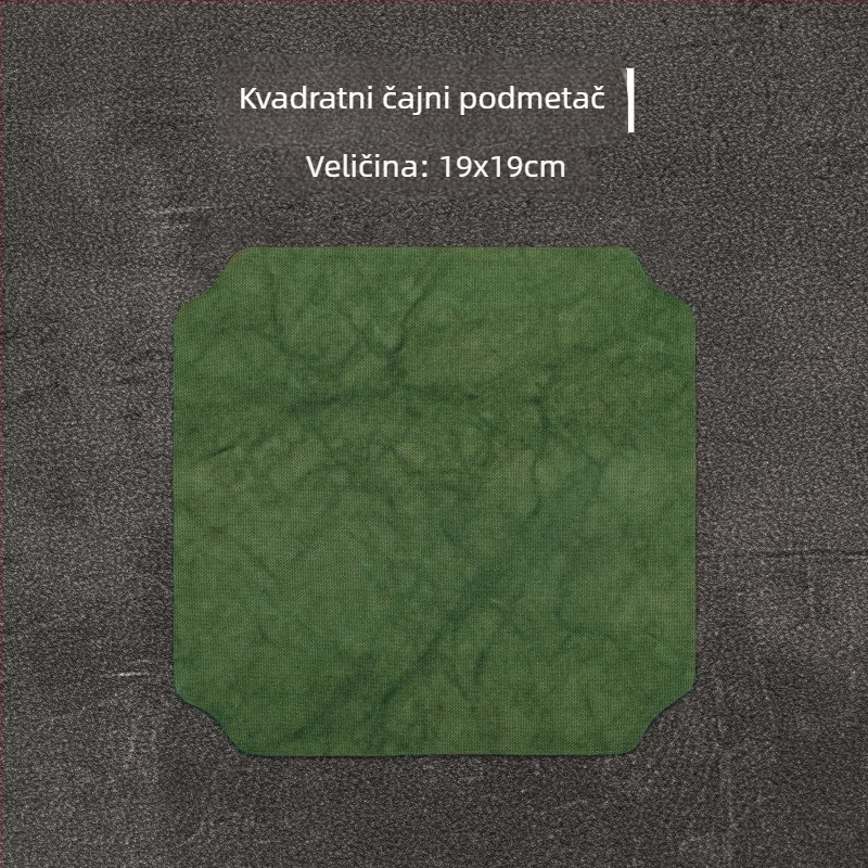 Set kineske čajne ceremonije s podlogom za stol i priborom – vrhunska vodootporna podloga za čaj i Zen uređaj za pripremu čaja
