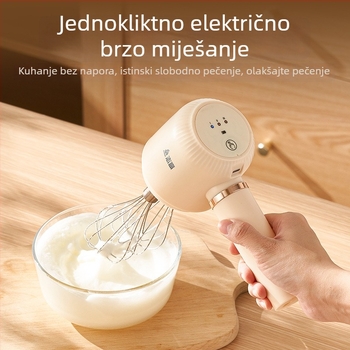 Električni pjenač mlijeka i mikser za bjelanjke, ručni mikser za kavu, 3 brzine, model TK-D302