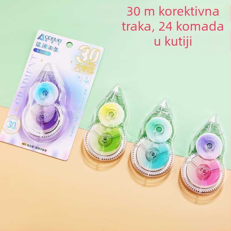 Odeme 30 m korigirajuća traka velike kapacitete - elegantan dizajn, glatko klizanje, ultra-duga traka za učenike