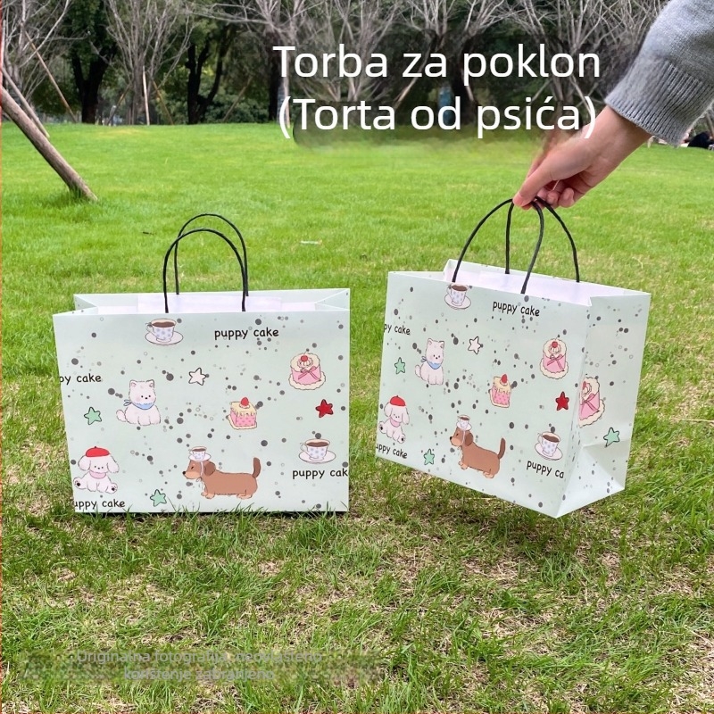 Novi stil torbe za darove s vezicama za rođendane i blagdane, čvrsta i visokokvalitetna, pogodna za najbolje prijateljice, predškolce i učenike osnovne škole