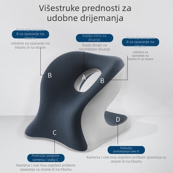 Jastuk za odmor u učionici, jastuk za odmor na stolu za djecu, memorijska pjena
