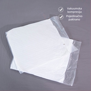 Jastučni jezgro od četkanog platna s punjenjem od 3D PP pamuka, četvrtasti lumbalni jastuk, dimenzije 45/50/55/60 cm