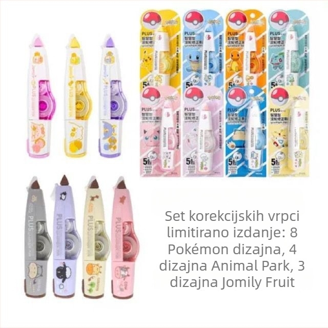 Pokémon korekcijska traka s zamjenjivim jezgrom