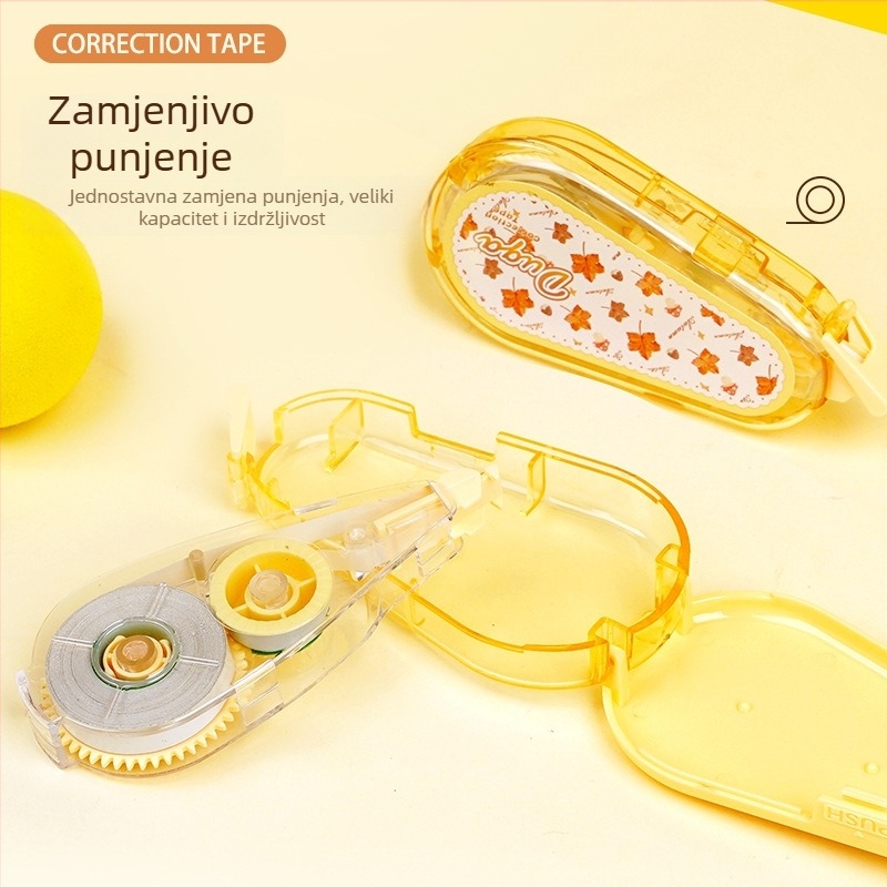 Little Mochi Ispravljačka traka iz serije Four Seasons za učenike, velikog kapaciteta, slatka