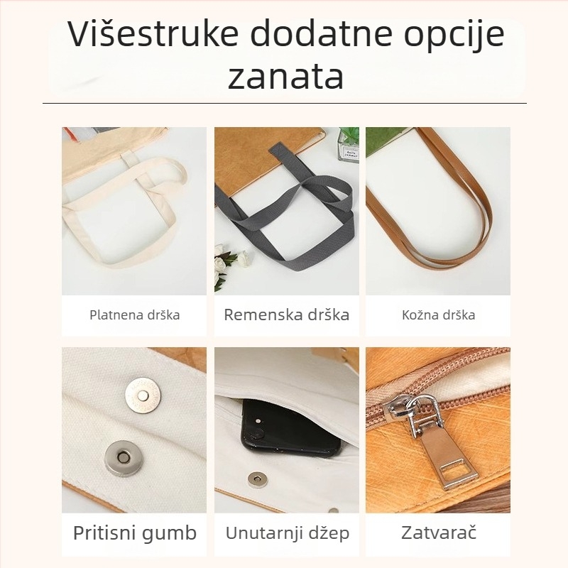 DuPont papirnata torba s prilagođenim logom, prazna kreativna torba za nošenje, velika zapremina, periva, ekološka torba za kupovinu, izrada po narudžbi