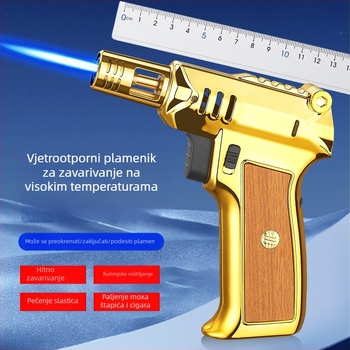 Ručni plamenik za zavarivanje visoke temperature, otporan na vjetar, butan, izdržljiv