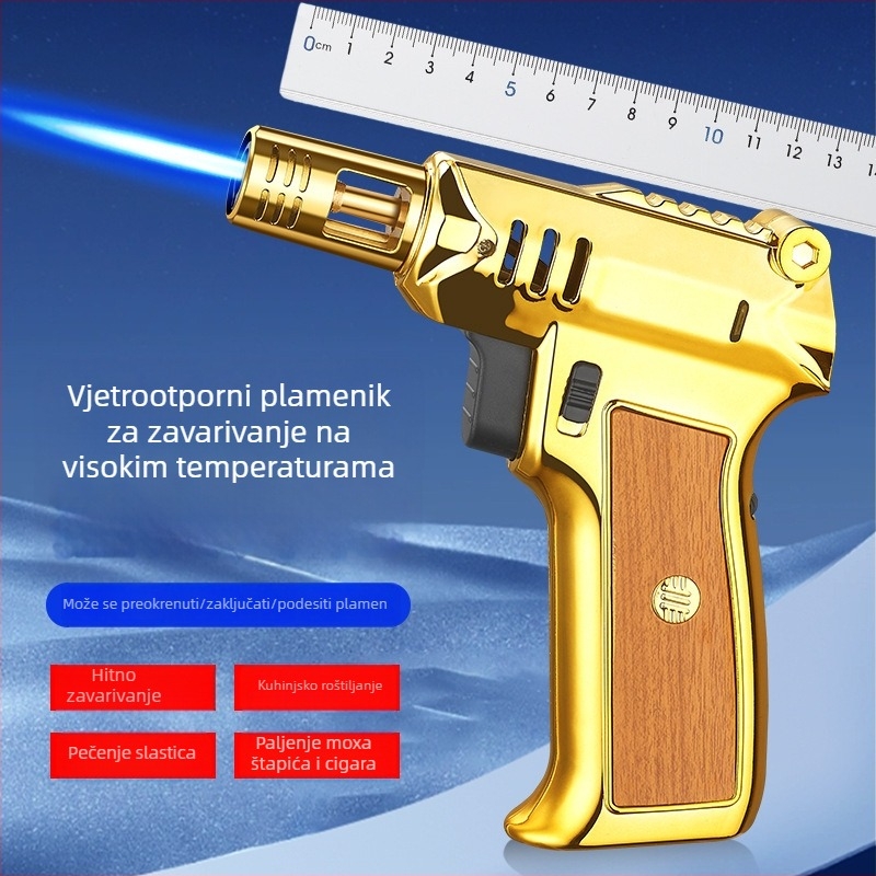 Ručni plamenik za zavarivanje visoke temperature, otporan na vjetar, butan, izdržljiv