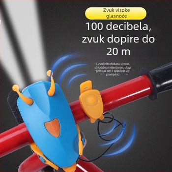 Novi prednji svjetlosni komplet za dječje bicikle i planinske bicikle s klaksonom i priborom