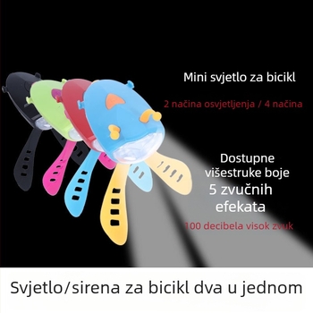 Novi prednji svjetlosni komplet za dječje bicikle i planinske bicikle s klaksonom i priborom
