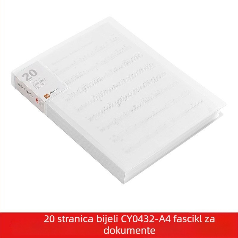 A4 prozirna višedžepna fascikla za učenike – organiziranje dokumenata, potvrda i plakata