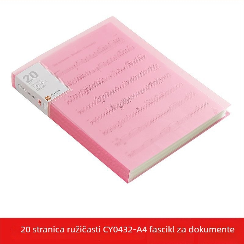 A4 prozirna višedžepna fascikla za učenike – organiziranje dokumenata, potvrda i plakata