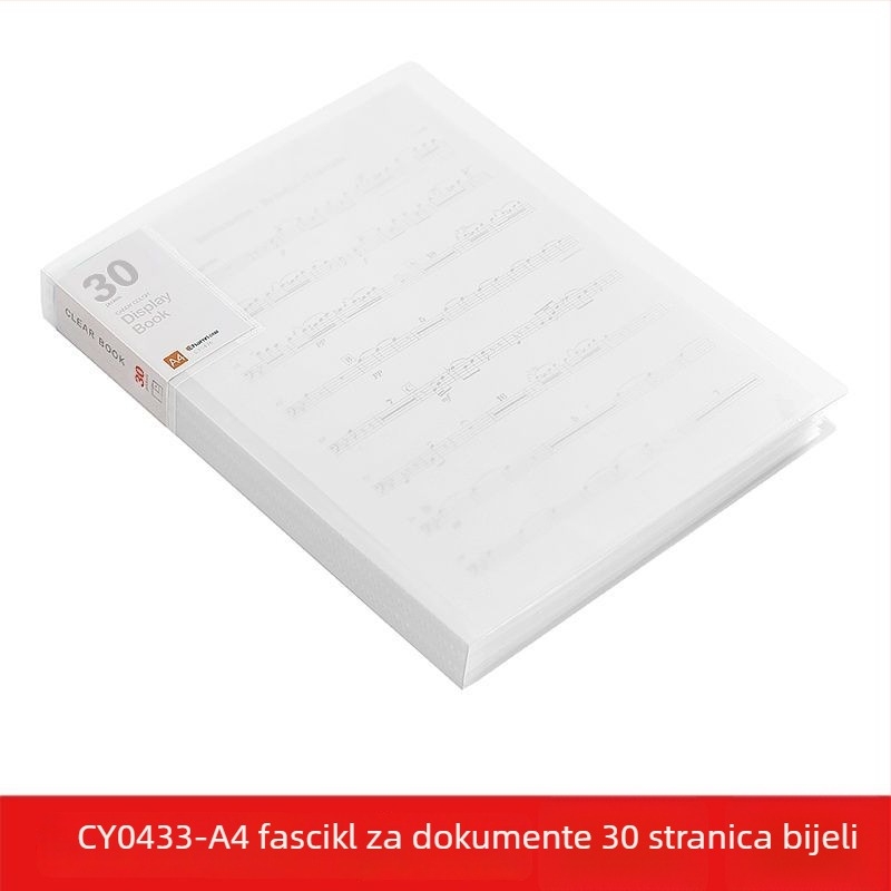 A4 prozirna višedžepna fascikla za učenike – organiziranje dokumenata, potvrda i plakata