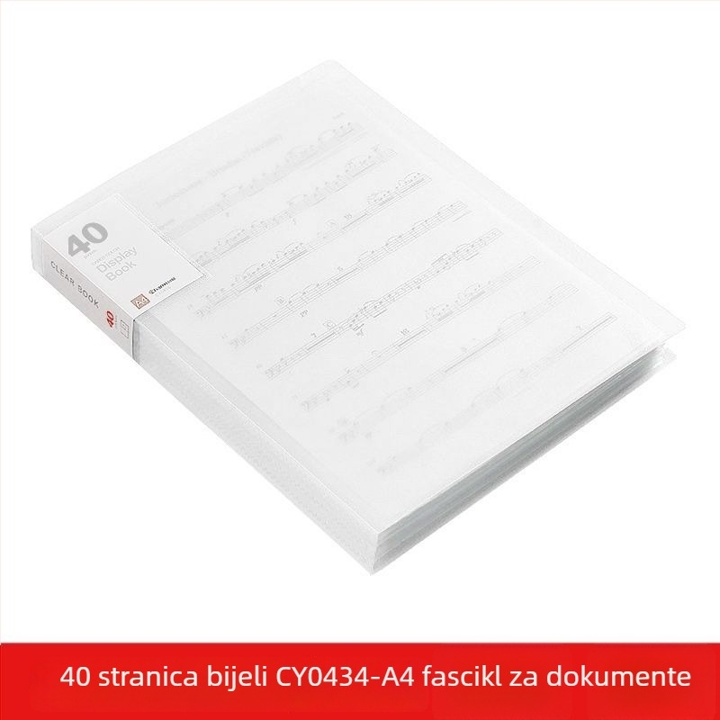 A4 prozirna višedžepna fascikla za učenike – organiziranje dokumenata, potvrda i plakata