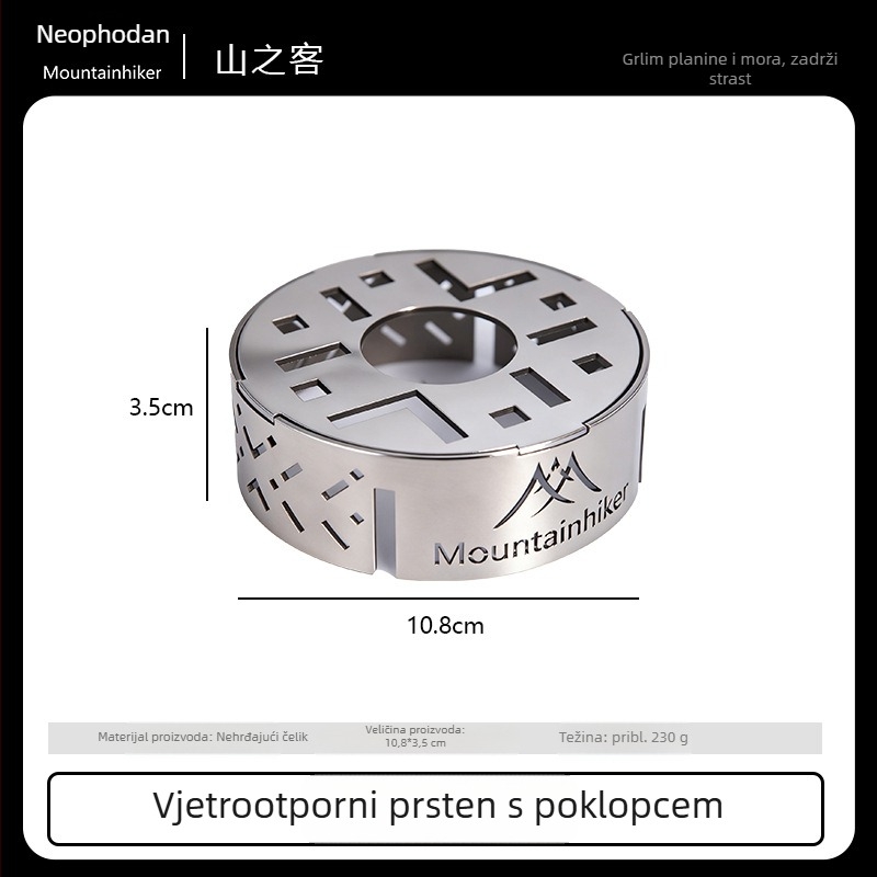 Guest of the Mountain Canister štednjak – Prijenosni vanjski kuhalo, otporan na vjetar