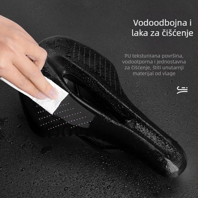 Udobno i prozračno sjedalo za bicikl, za planinske i cestovne bicikle, vodootporno