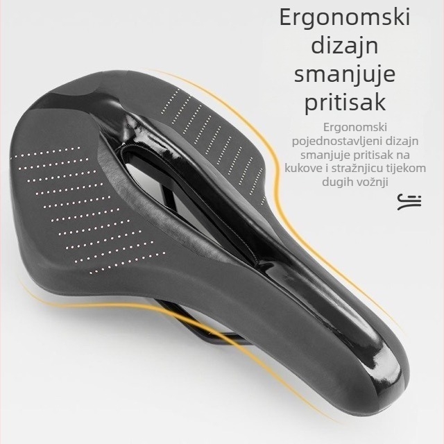 Udobno i prozračno sjedalo za bicikl, za planinske i cestovne bicikle, vodootporno