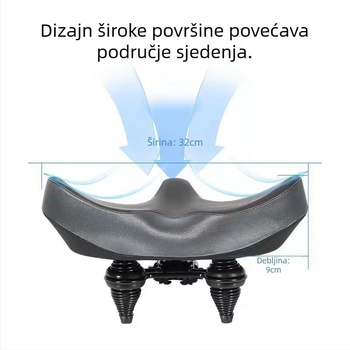 Udobni jastučić za sjedalo bicikla za planinske i cestovne bicikle