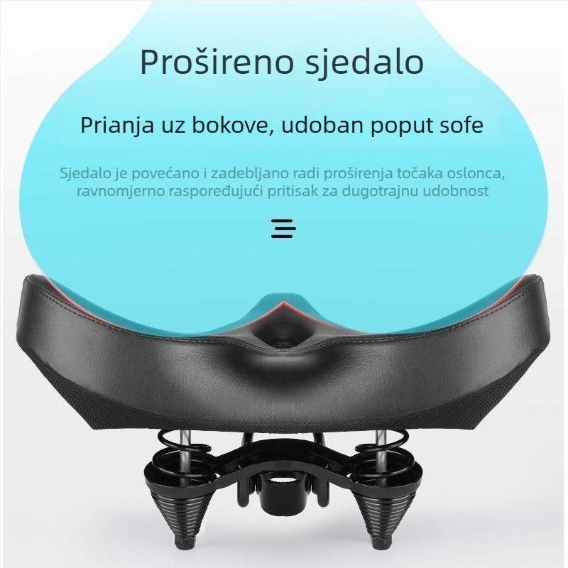 Udobni jastučić za sjedalo bicikla za planinske i cestovne bicikle