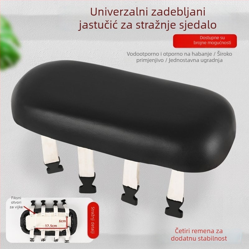 Debeli stražnji jastuk za električna bicikla – PU ploča sjedala
