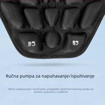 JFT jastučić za sjedalo motocikla – dekompresija, apsorpcija udara, prozračan i udoban za duže vožnje
