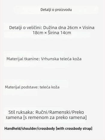 2025 nova motociklistička torba s zakovicama, luksuzan izgled, torba za ramena i crossbody za svakodnevnu upotrebu