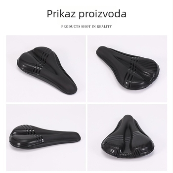 Vodootporan silikonski pokrov za sjedalo za sportske bicikle, debeli mekani jastučić s apsorpcijom udara