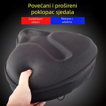 Silikon navlaka za sjedalo, debeli sloj, iznimno mekana, široka za brdske bicikle
