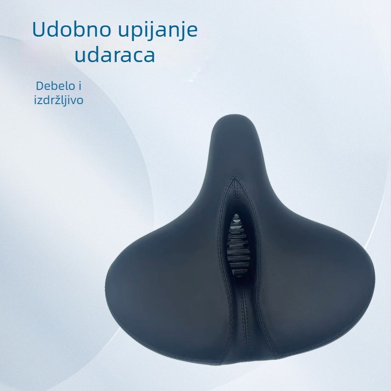Prilagođeni novi model: široko, debelo i prostrano sjedalo za bicikl sa središnjom rupom