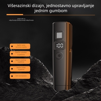 Prednje svjetlo za bicikl za noćnu vožnju, za planinske i cestovne bicikle, izuzetno jako, s dugotrajnom baterijom