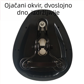 Jastučić za sjedalo električnog bicikla, novi ojačani dvostruki kućište, povećane veličine, udobno sjedalo za električne skutere