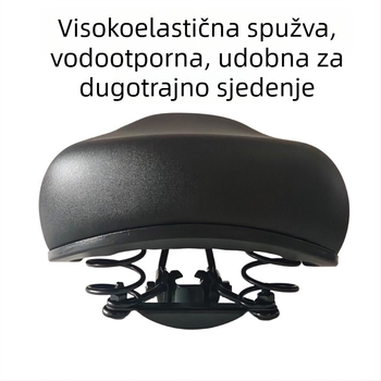 Jastučić za sjedalo električnog bicikla, novi ojačani dvostruki kućište, povećane veličine, udobno sjedalo za električne skutere