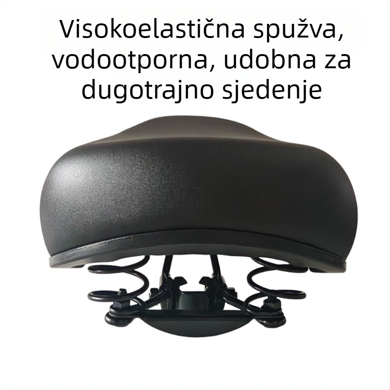 Jastučić za sjedalo električnog bicikla, novi ojačani dvostruki kućište, povećane veličine, udobno sjedalo za električne skutere